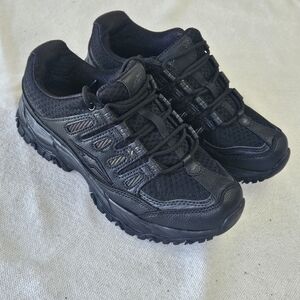 Avia Women's Elevate Athletic Sneakers-Black- 7.5